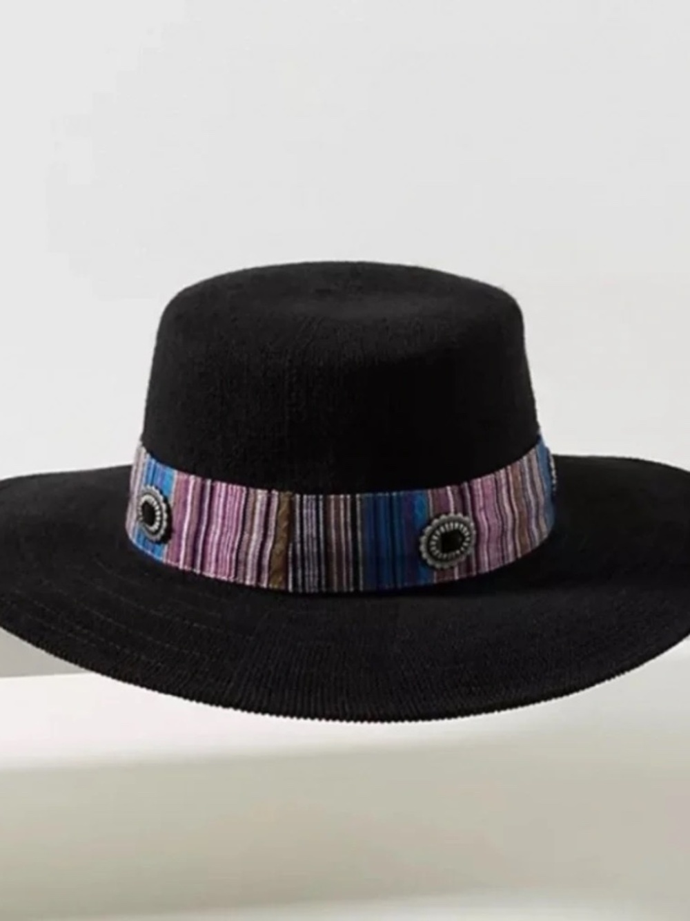NWT Anthropologie  Wyeth Western Trimmed Boater Hat